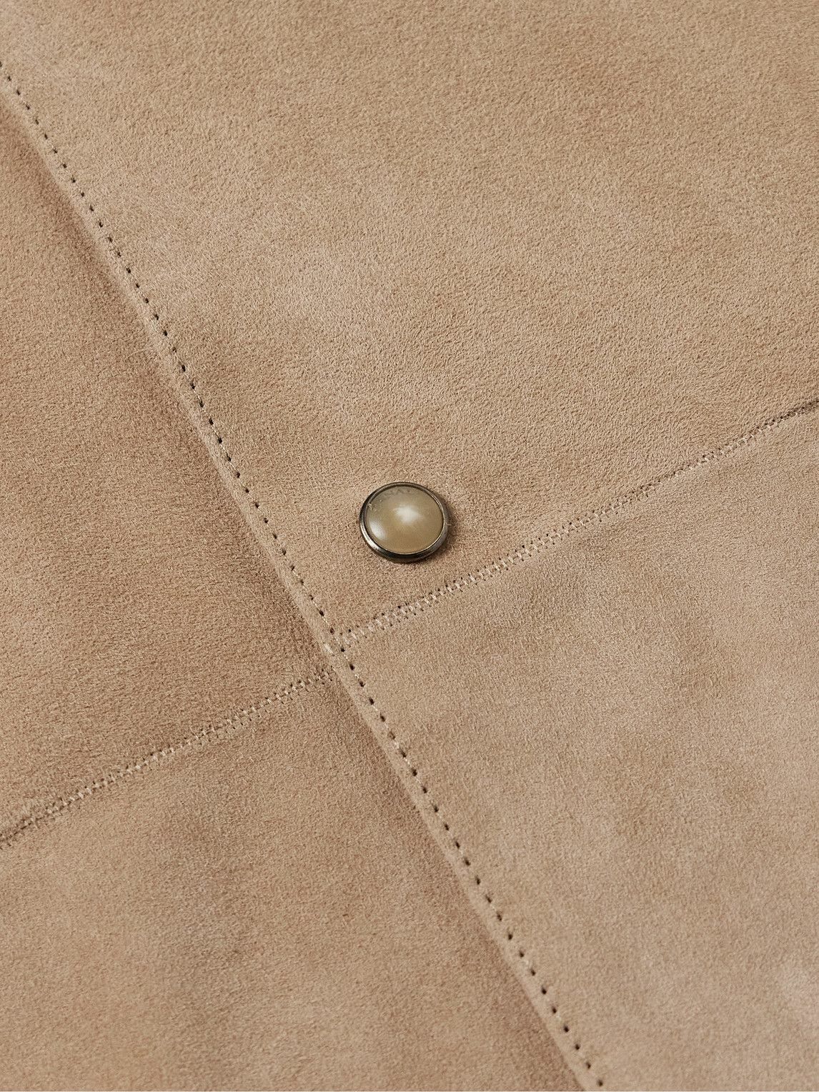 Canali - Suede Overshirt - Neutrals