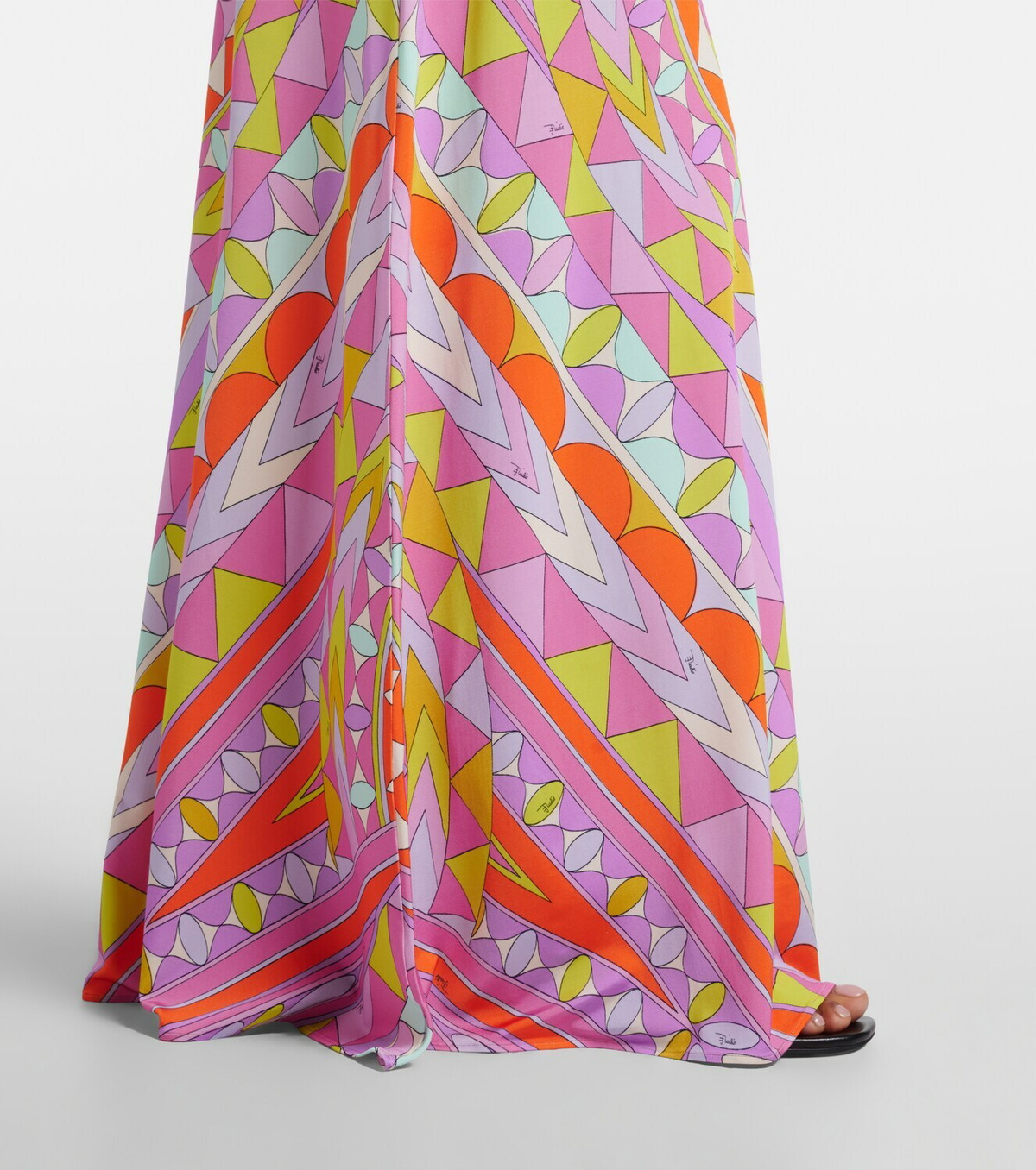 Pucci Manuba jersey satin maxi skirt