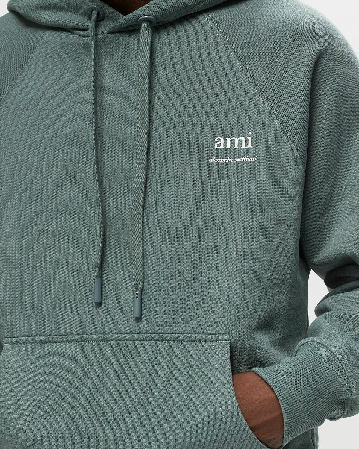 Ami Paris Hoodie Ami Alexandre Mattiussi Grey Hoodies AMI Ami Paris Hoodie Ami Alexandre Mattiussi Grey Hoodies AMI