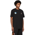 Marcelo Burlon County of Milan Black NBA Edition Golden State Warriors T-Shirt