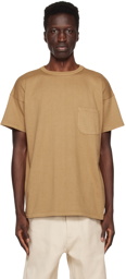 Taiga Takahashi Brown Patch Pocket T-Shirt