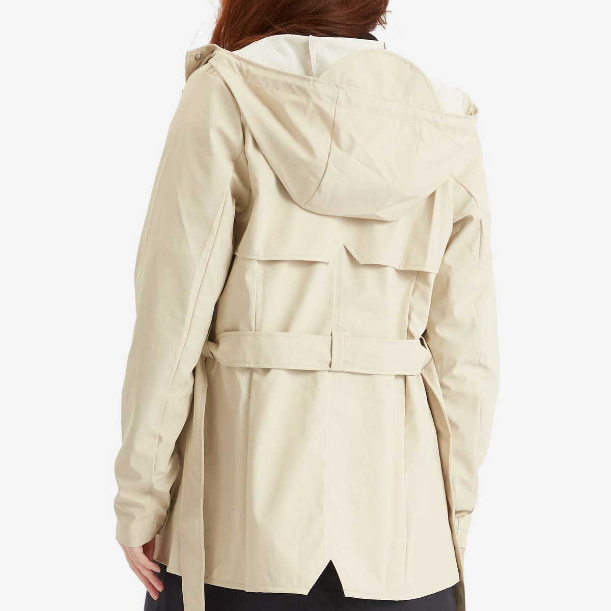 Rains Women's Curve Rain Jacket in Dune