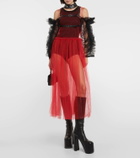 Noir Kei Ninomiya Tulle maxi dress