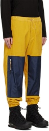 Moncler Yellow Colorblock Lounge Pants