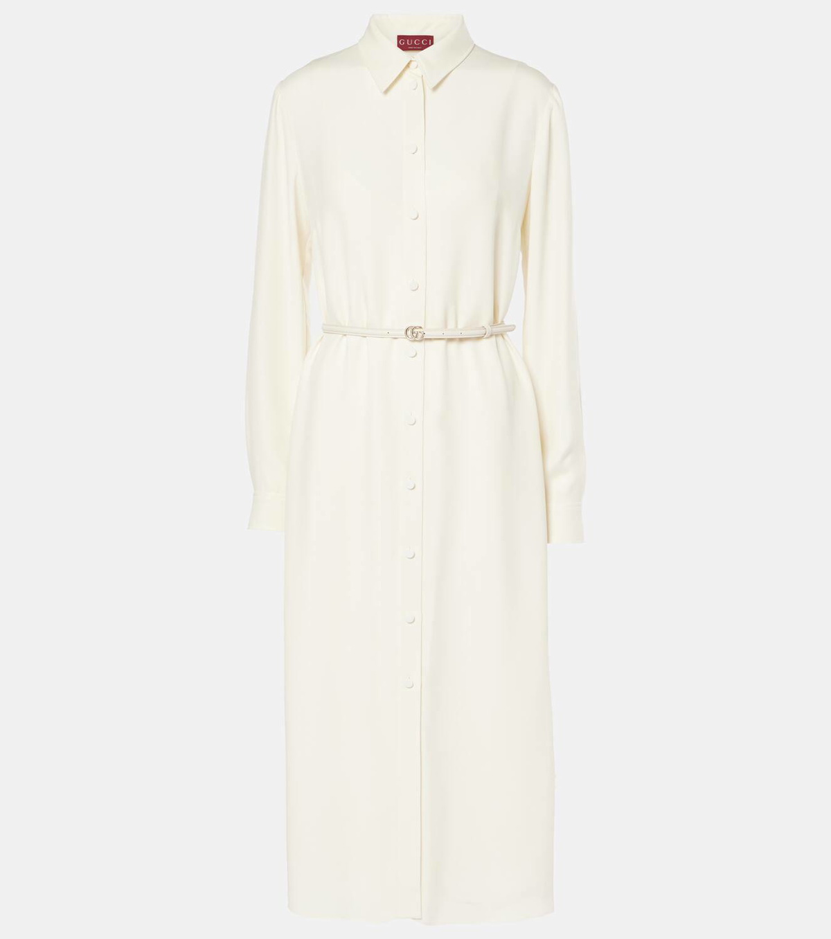 ?PRICE DROP?Gucci White Belted Dress? luxury-women-gucci-used-  main image 2