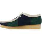 Clarks Originals Navy & Green Wallabee Derbys
