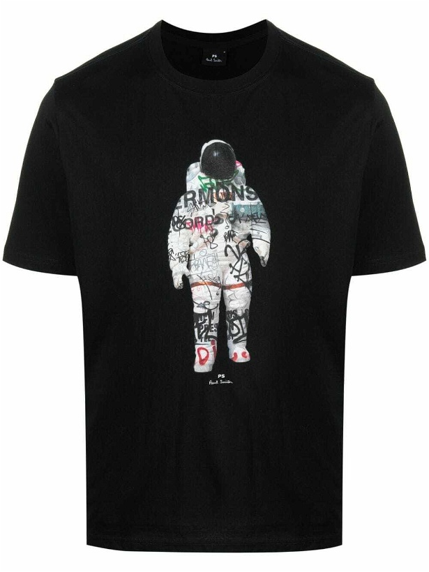 Photo: PS PAUL SMITH - Astronaut Print Cotton T-shirt