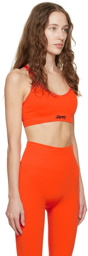 Reebok By Victoria Beckham Orange Light Impact Sports Bra