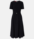 Gucci Double G belted midi dress