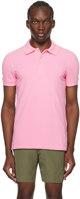 Photo: TOM FORD Pink Tennis Polo
