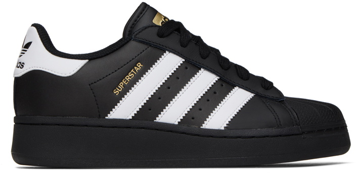 Photo: adidas Originals Black Superstar XLG Sneakers