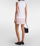 Thom Browne Pleated cotton polo dress