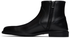 Hugo Black Leather Chelsea Boots