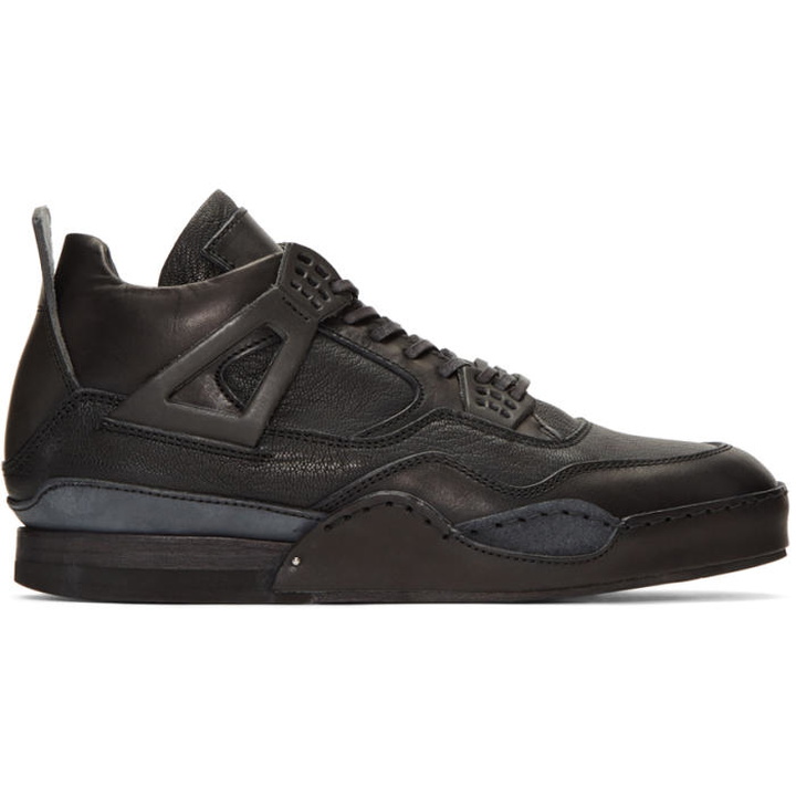 Photo: Hender Scheme Black Manual Industrial Products 10 High-Top Sneakers