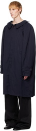 Bless Navy Extended Trench Coat