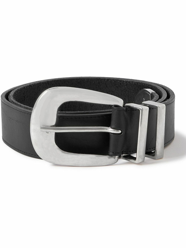 Photo: CELINE - 3.5cm Leather Belt - Black