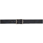 Burberry Reversible Black and Blue London Check Belt