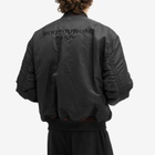 Wooyoungmi Men's Box Logo MA1 Jacket in Black