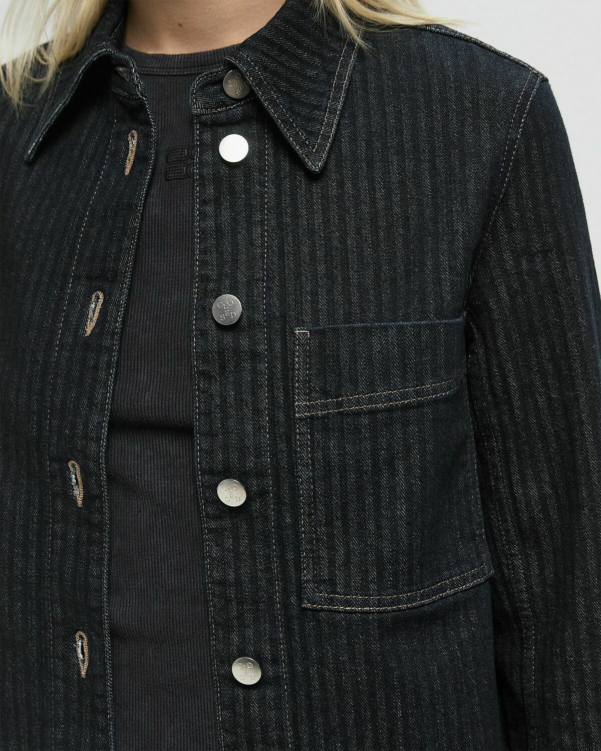 CLOSED SLIM JACKET Blue Womens Denim Jacket