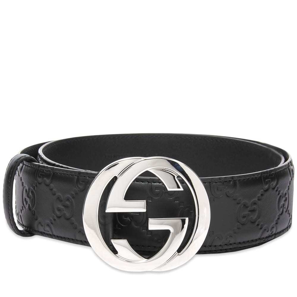 Photo: Gucci GG Interlock Embossed Belt