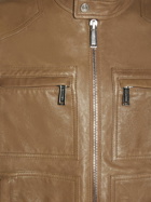 DSQUARED2 - Rocco Siffredi Leather Zip Jacket