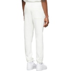 Essentials White Reflective Fleece Lounge Pants