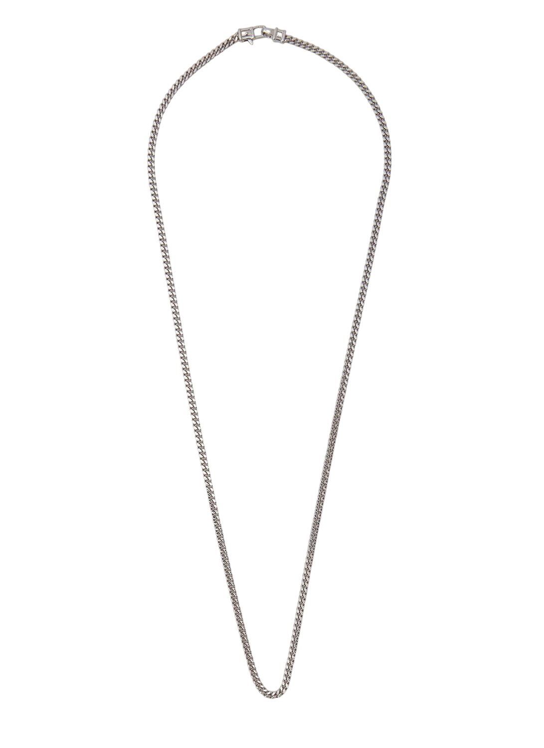 Tom Wood Sterling Silver Venetian Double M Chain Necklace Tom Wood