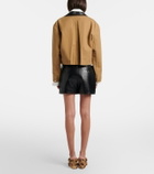 Balenciaga Leather skort