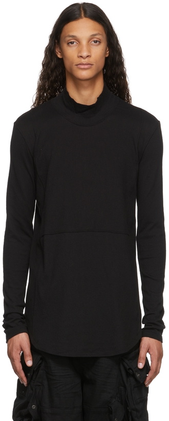 Photo: Julius Black Cotton Yoryu Turtleneck