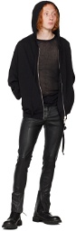 FREI-MUT Black Mask Leather Pants