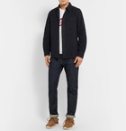 visvim - Black Elk Nell Brushed-Cotton Shirt - Men - Navy