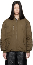 Isabel Marant Etoile Khaki Coleen Bomber Jacket