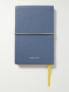 Serapian - Small Logo-Print Full-Grain Leather Notebook