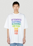 VETEMENTS - Translation T-Shirt in White
