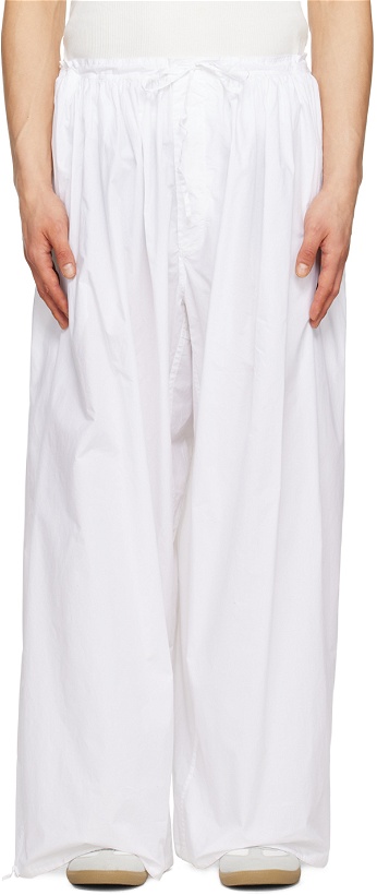 Photo: Hed Mayner White Judo Trousers