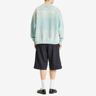 Wooyoungmi Men's Washed Back Logo Sweatshirt in Mint
