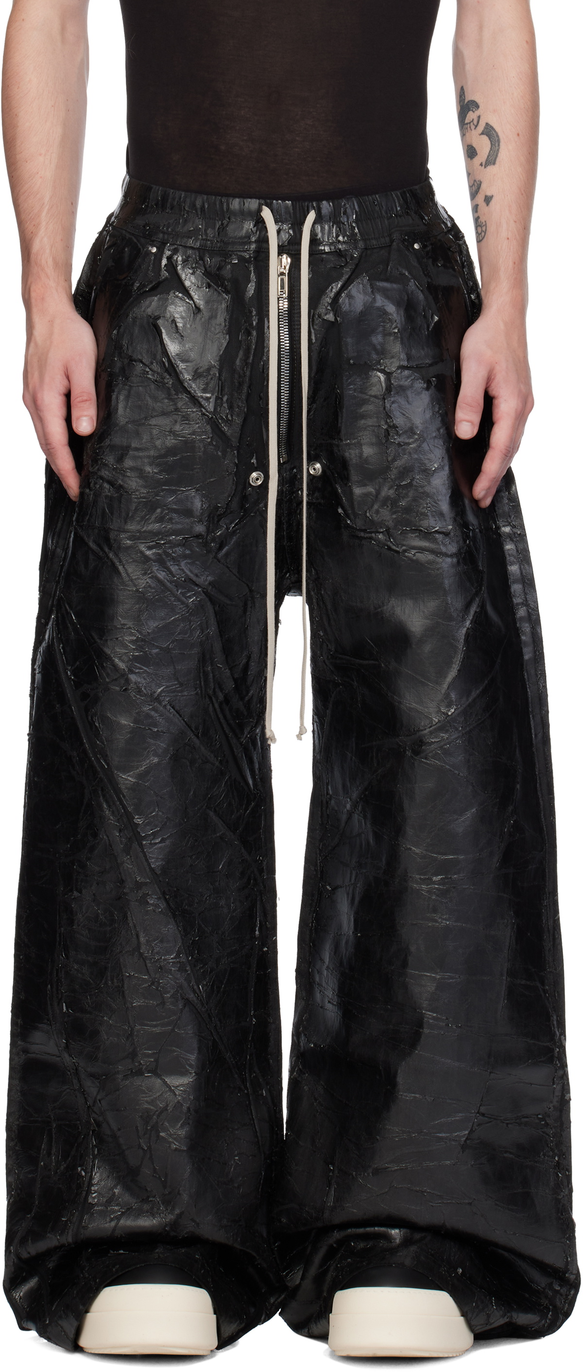 【関税込み】Rick Owens ブラック Porterville Geth ジーンズ Rick Owens Black Porterville Geth Jeans - Pants - Compare
