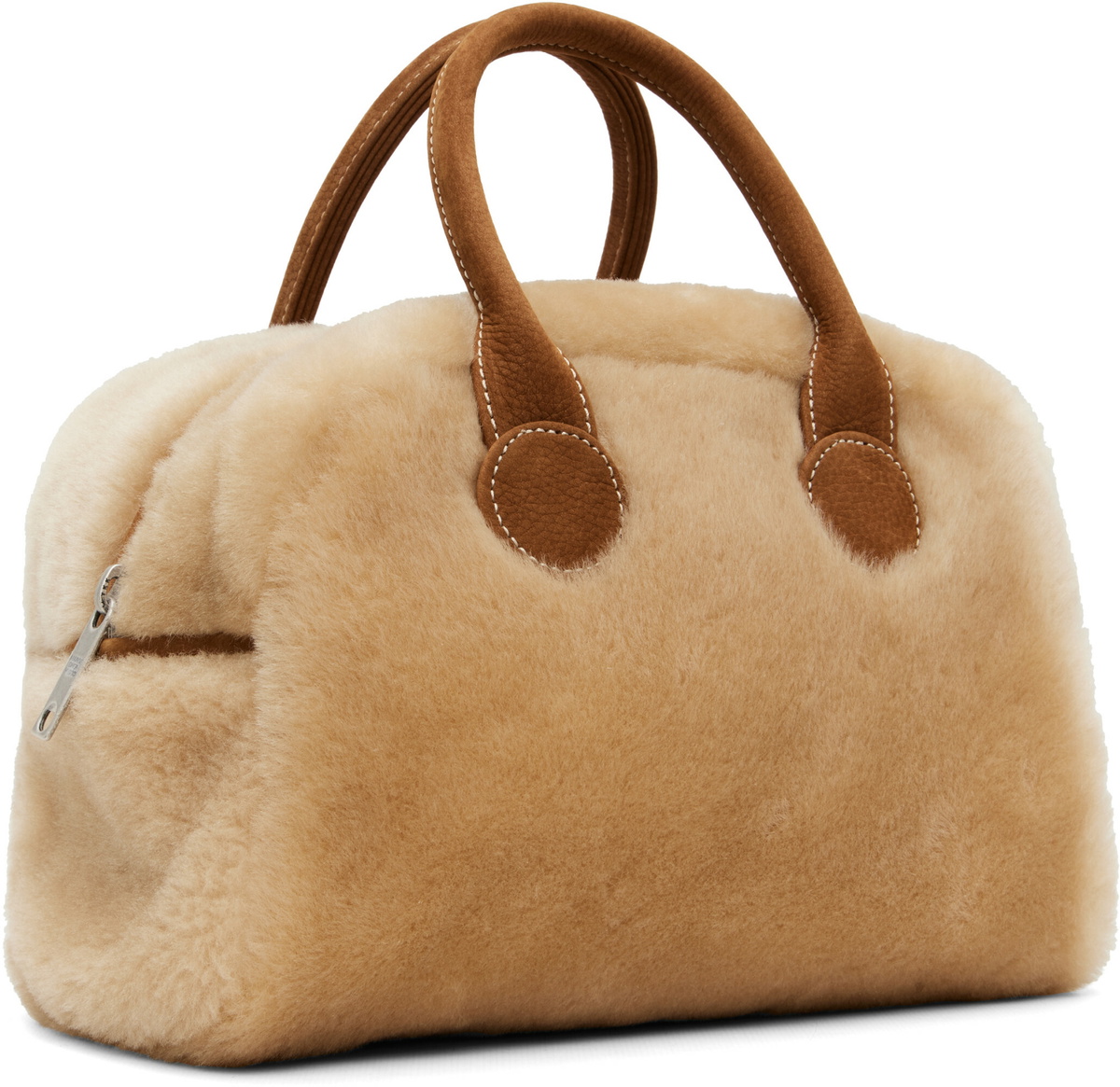 MARGESHERWOOD Beige Soft Bowling Bag