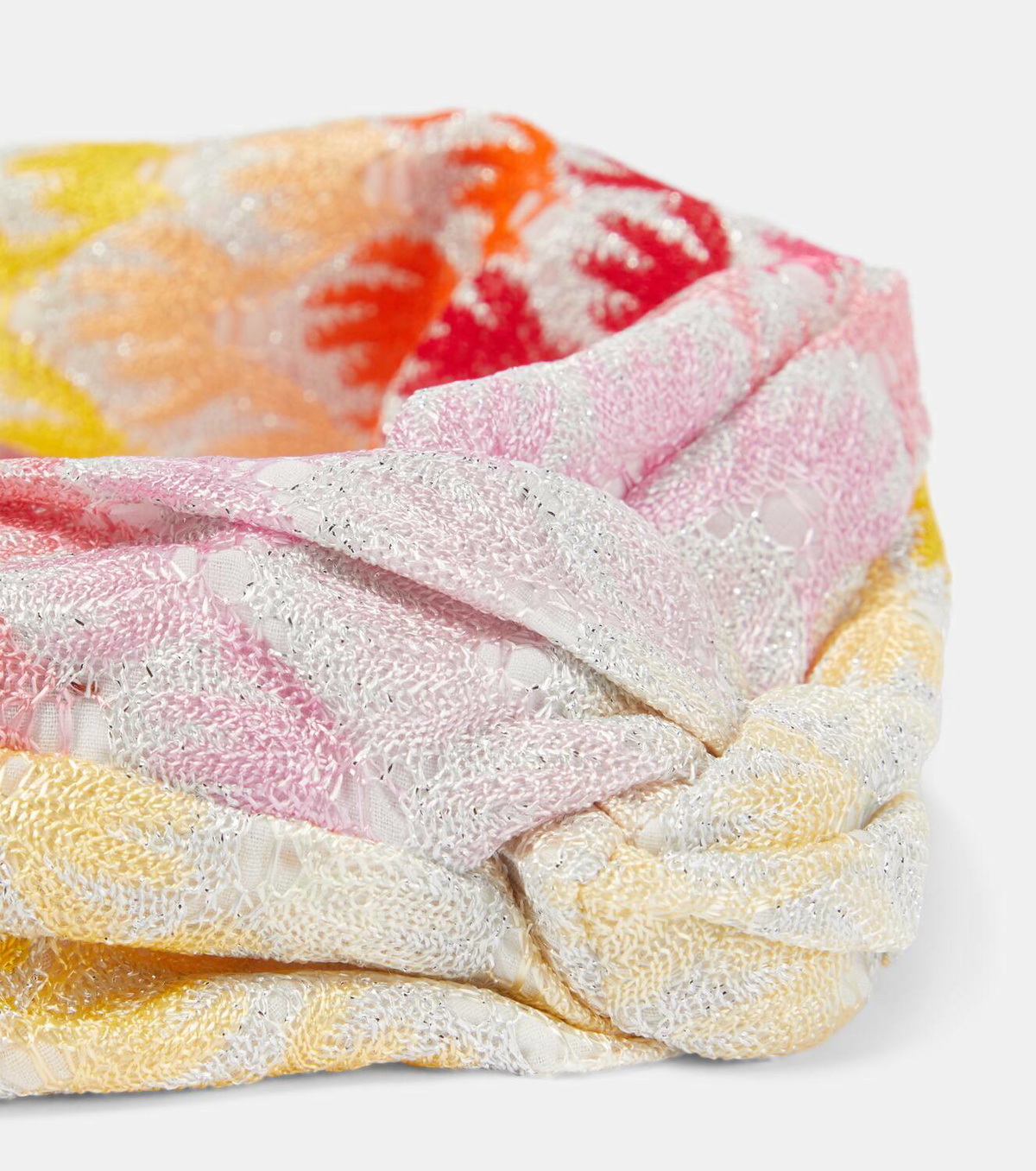 【Missoni】ラメヘッドバンド Lamé head wrap in multicoloured - Missoni | Mytheresa