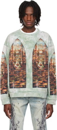Who Decides War Green Eden Crewneck Sweatshirt