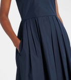 'S Max Mara Ussita cotton poplin midi dress