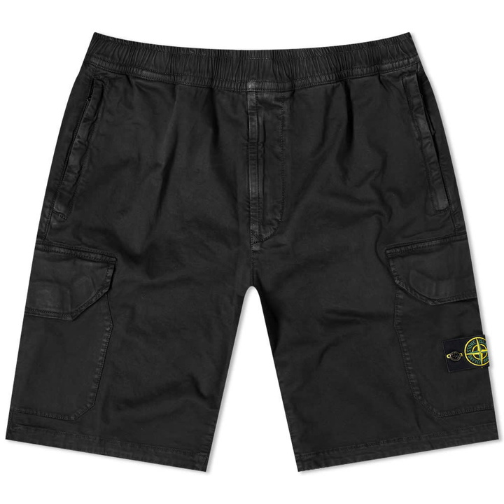 Photo: Stone Island Elasticated Waist Stretch Broken Twill Cargo Short