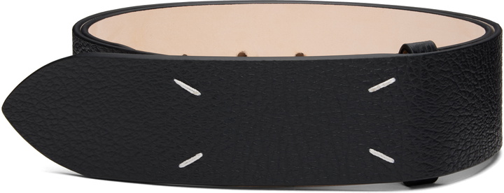 Photo: Maison Margiela Black Four Stitches Belt