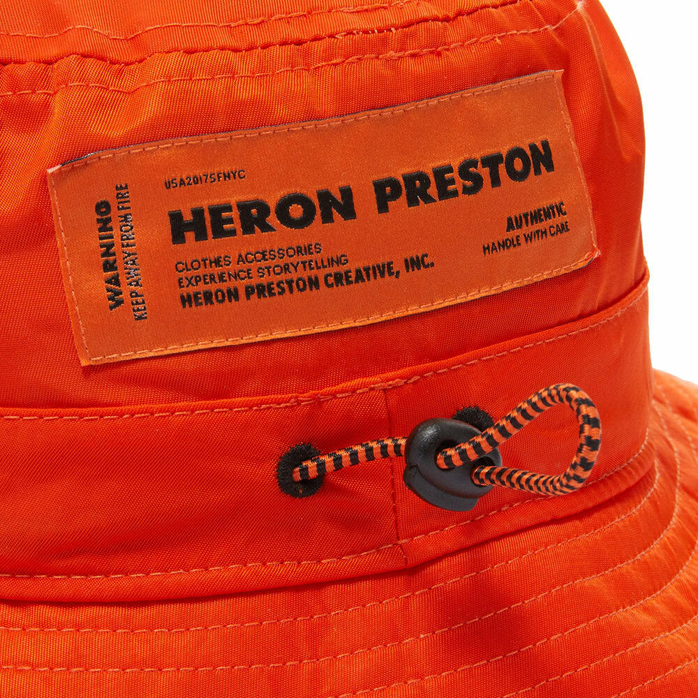 Heron Preston Men's CTNMB Bucket Hat in Orange