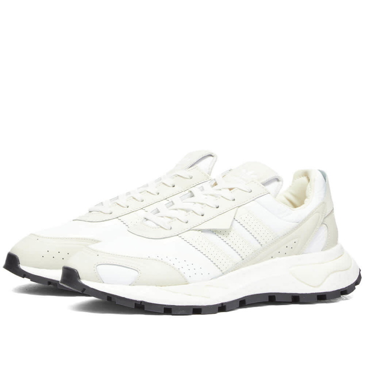 Photo: Adidas Men's Retropy P9 Sneakers in White/Alumina