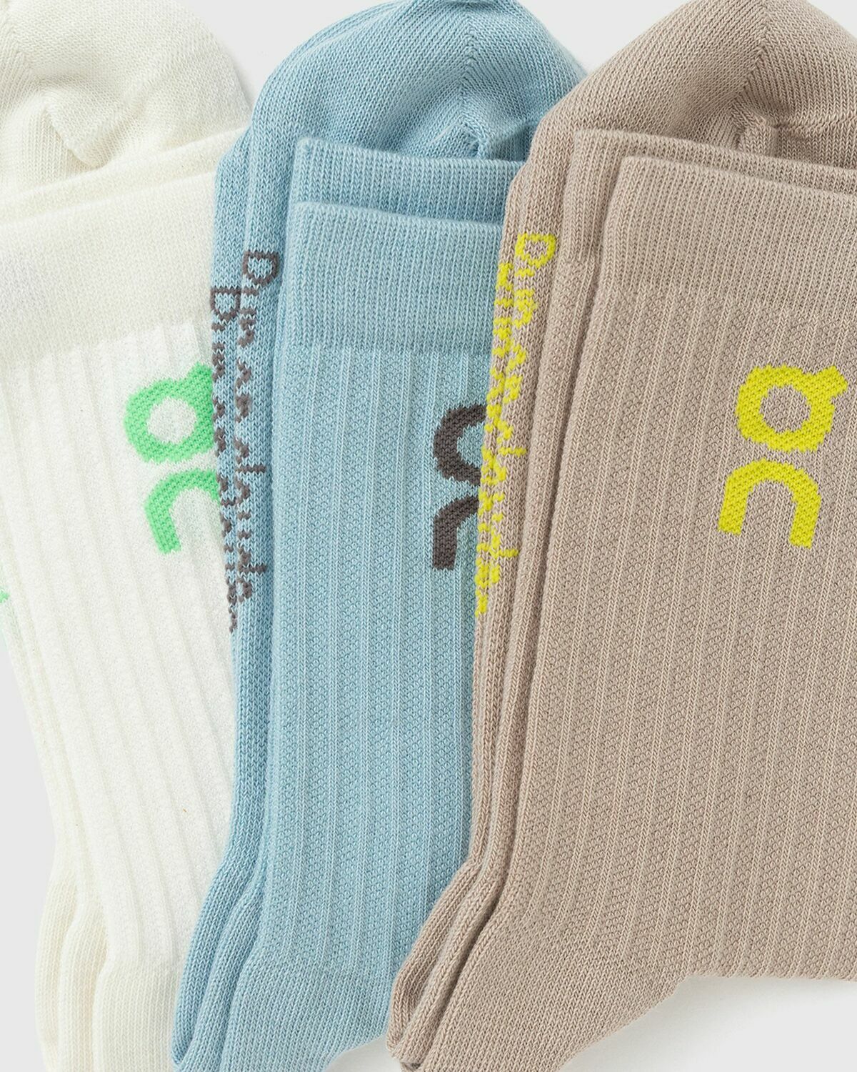 ON Logo Sock High 3P Multi-color Men
