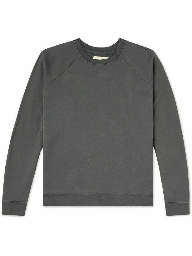 Photo: Folk - Rivet Cotton-Jersey Sweatshirt - Gray