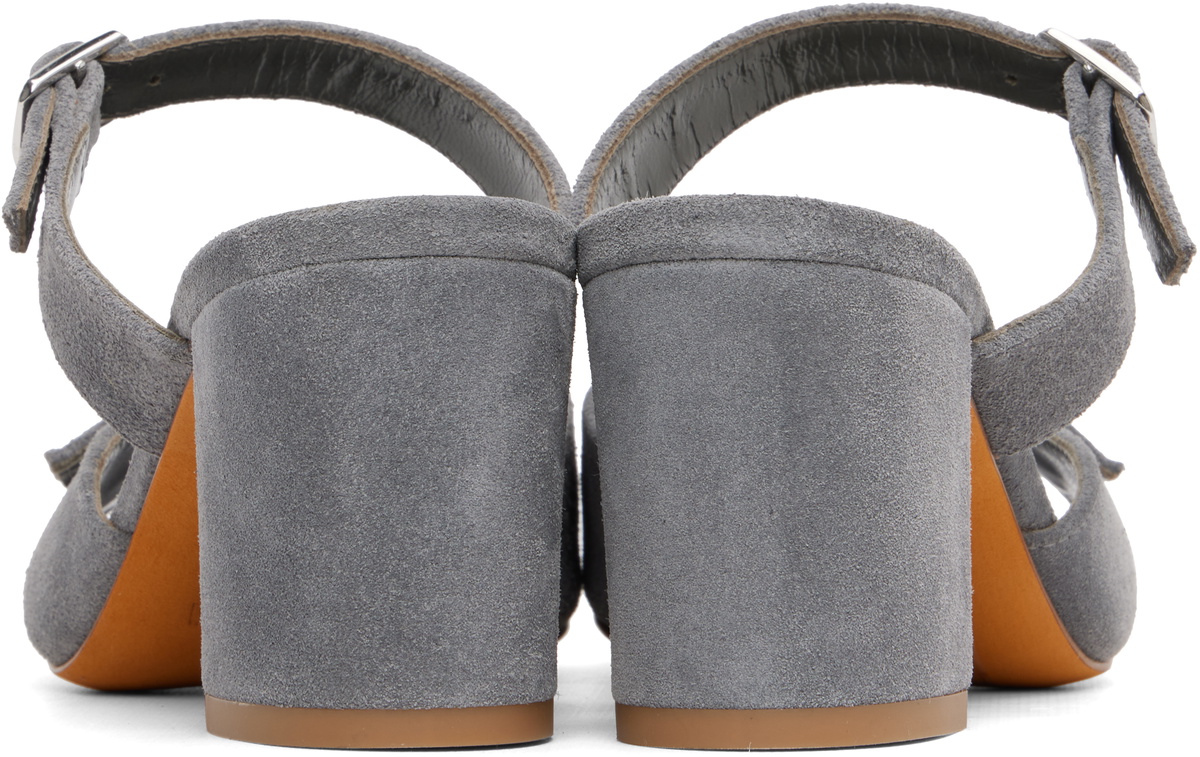 Maryam Nassir Zadeh Gray Una Heeled Sandals