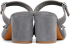 Maryam Nassir Zadeh Gray Una Heeled Sandals