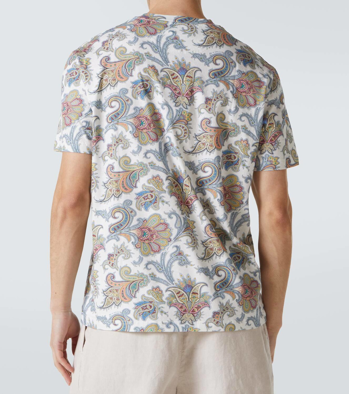 Etro Paisley cotton jersey T-shirt